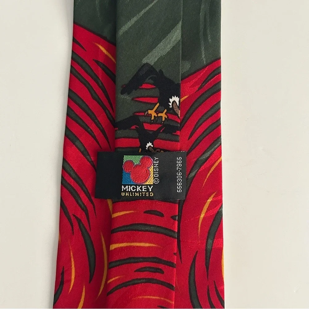 Mickey Mouse Disney Art Print Tie - Red, Green, and Yellow